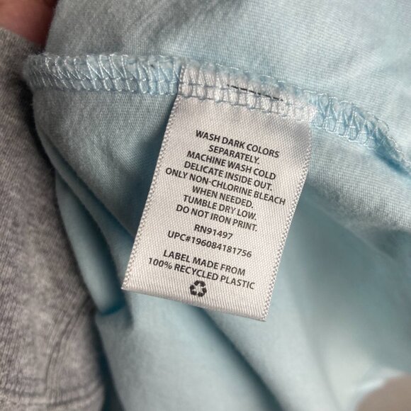 Britney Spears Band Tee Size Large Blue Graphic T Shirt Y2K Oversized Cotton - Picture 5 of 5